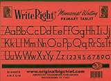 Big Chief Primary Learn to Write Tablet, Write Right, 9 X 12 Inch, 50 Sheets