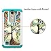 LG Tribute 5 Case, LG Escape 3 Case, UrSpeedtekLive [Drop Protection] Dual Layer Hybrid Defender Phone Cover Case for LG K7 / Tribute 5 / Treasure/Escape 3 - Love Tree