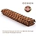 Teak Non Slip Bath Mat, Mold Resistant Bath Mat, Foldable Indoor/Outdoor Teak Bath Mat, Teak Shower Mat
