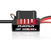 HOBBYWING QuicRun WP 10BL60 G2 Brushless ESC, Black/Red