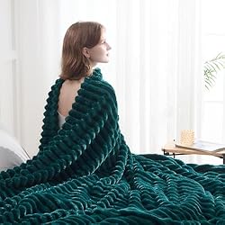 NEWCOSPLAY Super Soft Twin Blanket Dark Teal