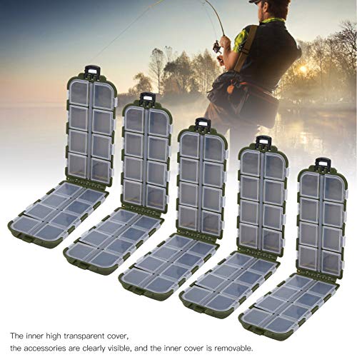 Voluxe Zubehörbox, 16 unabhängige Gitter 5 PCS Angelbox, PP-Material für Seefischerei im Freien – Bild 3