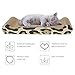 Delxo Cat Scratcher Durable Reversible Cat Scratching Pad Recycled Harden Corrugated Cardboard Sturdy Eco-Friendly Design Maintain Healthy Cat Claws and Protect Furniture Catnip (Cat Pad)