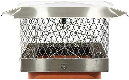 Top Damper Plus By US Fireplace Products (8 x 8 - 5/8" Mesh) California Mesh