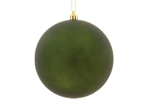Vickerman 3" Moss Green Matte Ball Ornament. includes 12 ornaments per pack.