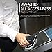 S6 Case, Samsung Galaxy S6 Wallet Case, ROOCASE Prestige Premium Synthetic Leather Wallet Case Flip Cover [Stand Feature] with Credit Card ID Holder for Samsung Galaxy S6 (2015), Black