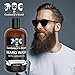 Beard Wash Shampoo with Argan Oil - Aids Growth and Volume - Beard Shampoo & Softener for Men with Essential Oils - Best Beard Grooming Products for All Types of Beards - Handcrafted in the USA