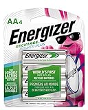 Energizer Rechargeable AA Batteries, NiMH, 2300 mAh, Pre-Charged, 4 count (Recharge Power Plus)
