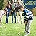 Lawn Croquet Set for Kids & Families - Six Player Croquet Game with 6 Mallets, 6 Balls, 9 Wickets, 2 Stakes & Carry Bag