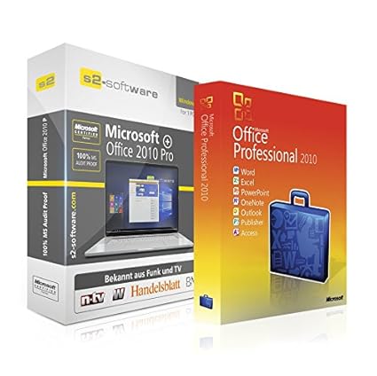 Microsoft® Office Professional (PRO) Plus 2010 Original-Lizenz. S2+ ISO DVD. 32&64 bit. Deutsche Version. Audit Sicher + Papi