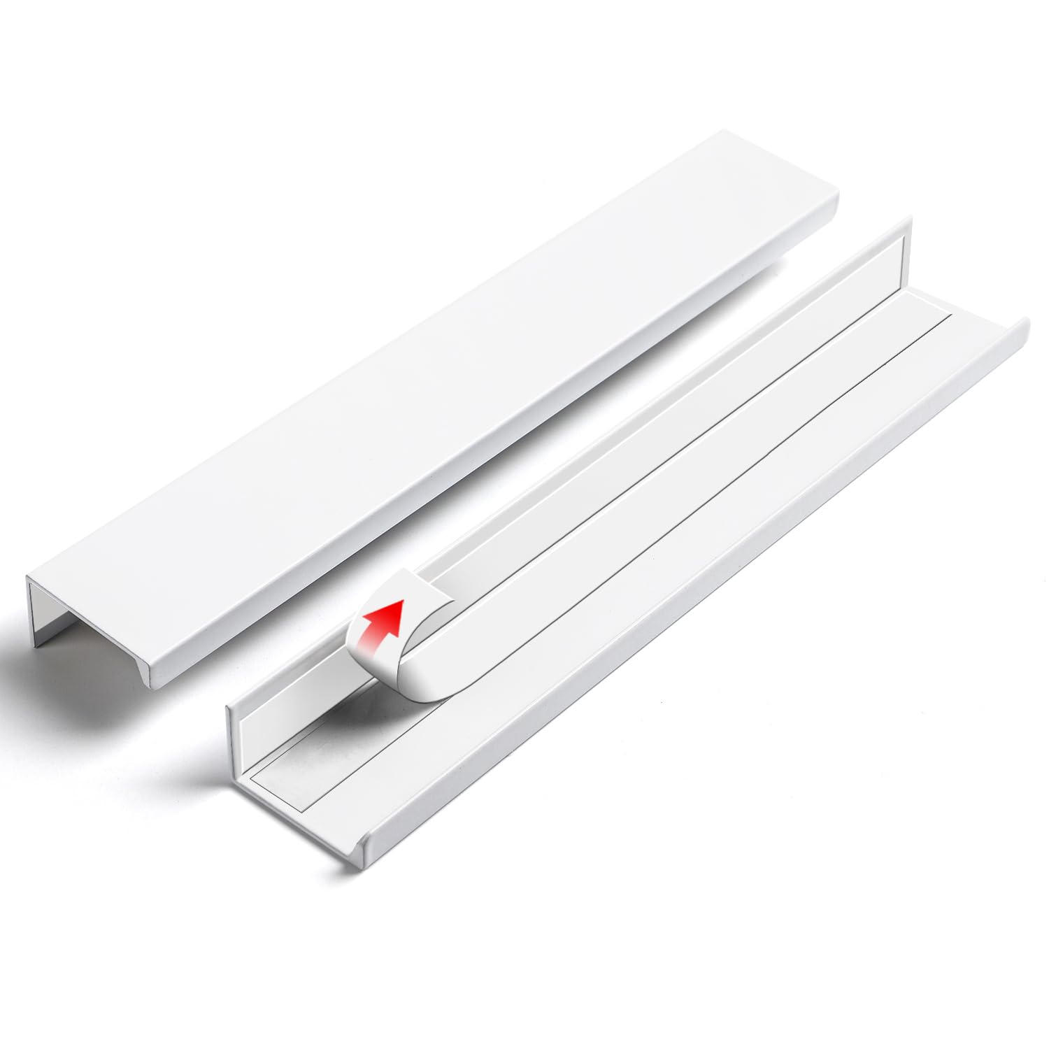 BaiNong 5 Pack 8 inch Self Adhesive Cabinet Pulls