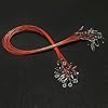 Red-19-Inch-Heavy-Duty-Stainless-Steel-Fishing-Wire-Leaders-Fishing-Line-Leaders-with-Swivels-and-SnapsPack-of-20