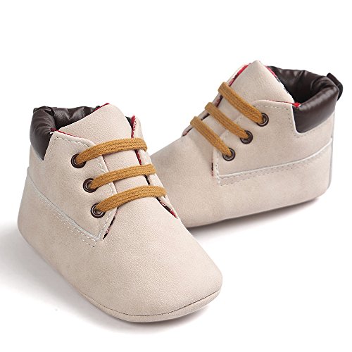 Winter Snow Boots,Thenlian Baby Hight Cut Toddler Soft Sole Leather Shoes Infant Boy Girl Toddler Shoes Hiking Boot sneaker(Age:0~6 Month, Beige)