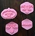 DESIGNER FASHION HANDBAG LOGO COOKIE CUTTER MOLD FOR CANDY CHOCOLATE FONDANT by EMES