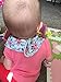 Honey Molly Baby Bandana Bibs for Teething and Drooling - 4 Pack Soft Drool Bibs for Boys and Girls - BPA-FREE Food Grade Silicone Teether, Adjustable Nickel-Free Snaps - 100% Organic Cotton