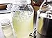 4 Liter/ 1 Gallon Mason Jar Drink Dispenser - Glass Beverage Dispenser with Spigot, Bail Lid Closure and Steel Handle