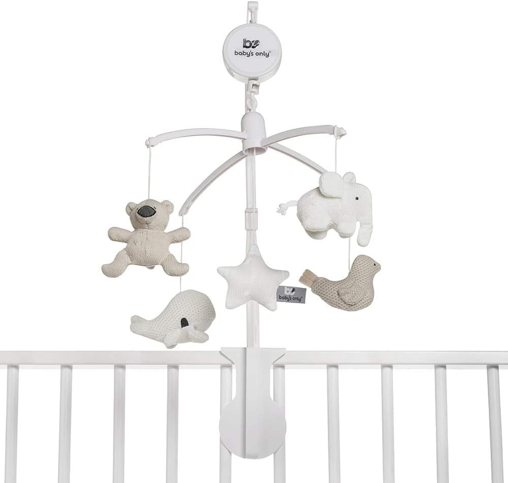 Baby's Only, Music Mobile Baby, With Knitted Figures, Baby Music Box with Music, Easy to Install, Mobile Baby with Music - Image 3