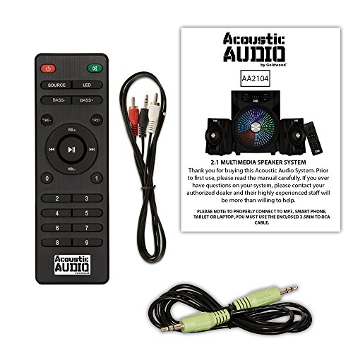 Acoustic Audio LED Bluetooth 2.1Channel Home Theater Stereo System