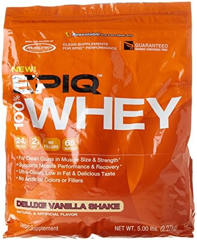 Epiq 2.27 kg Vanilla 100 Percent Whey Protein Concentrate Powder