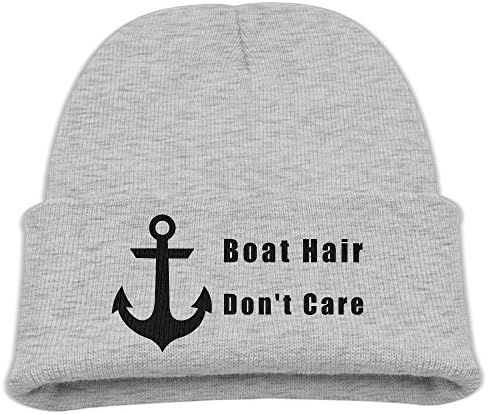 Kid's Boat Hair, Don T Care Warm Beanie Hat Skull Cap