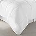 Danjor Linens All Season White Down Alternative Comforter- Box Stitched- Plush Microfiber Fill, Machine Washable, Duvet Insert Full Size
