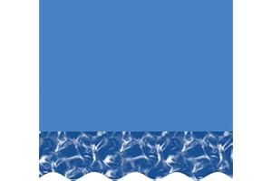 Smartline 18 ft Round Swimming Pool Liner | Swirl Bottom | Overlap Style | 48-52 Inch Wall Height | 25 Gauge Heavy Duty Virgin Vinyl | Designed for Steel Sided Above Ground Pools