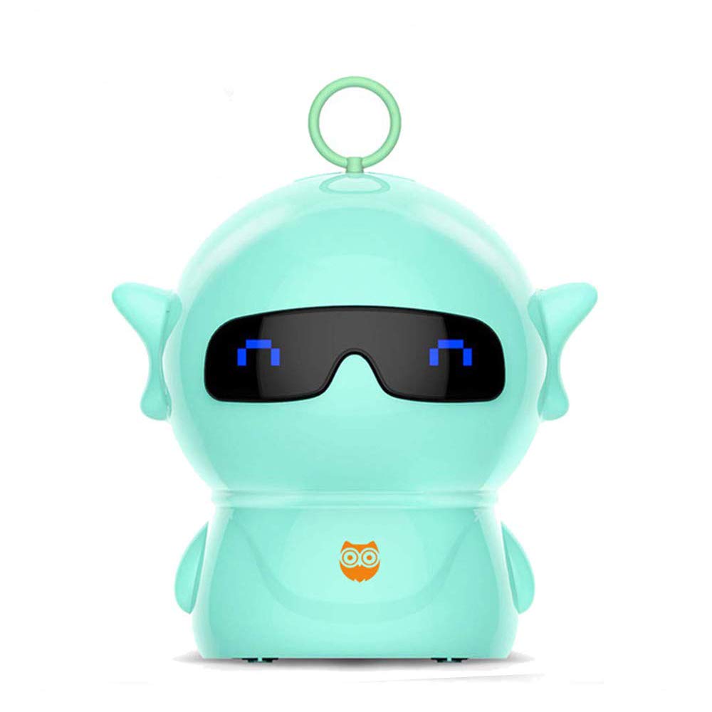 Electric Pencil Sharpener, Alien LED Light Indicator Kid and Student Pencil Sharpener, Battery Powered or USB Powered for office/classroom (blue)