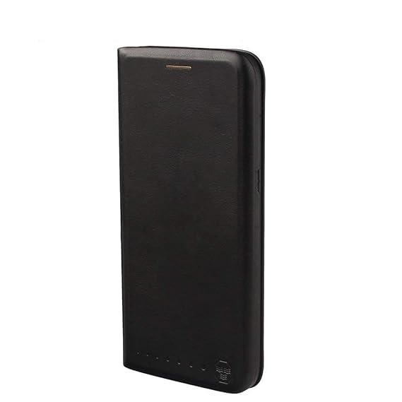 Nouske Lederklapphülle für Samsung Galaxy S7 Edge Hülle Tasche handgefertigt geschwungene Kanten mit Aufsteller und Kartenfac