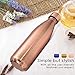 king do way 17oz Double Wall Vacuum Cool Insulation Stainless Steel Water Bottle Leak- Proof and No Sweating Perfect for Summer Outdoor Sports Camping Hiking Cycling (Shining-Rose Gold)