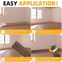 GSCIT Club Wood Grain Repair Tape, 2.4 inch X 100ft