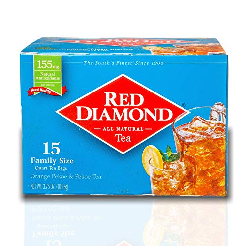 Red Diamond Iced Tea Bags Family Sized Tea Bags Delicious and Freshly Brewed Taste Special