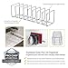 Pro Chef Kitchen Tools Stainless Steel Pot Lid Organizer - Keep Your Cabinets Organized with Metal Vertical Storage Shelf To Hold Pan Lids, Plates, Dishes, Cutting Boards (Packaging may vary)