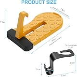 URAQT Car Door Pedal Orange Multifunction Foldable Roof Rack Foot Pedal view 2