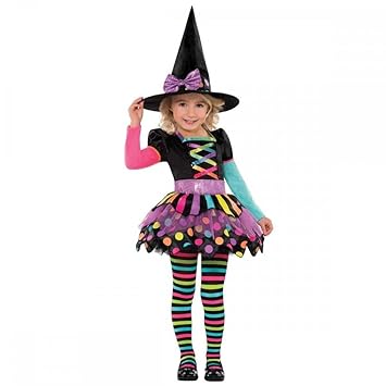 Christy's Hexen-Kostüm für Mädchen, ideal für Halloween, für Kinder von 3 – 4 Jahren (996994)