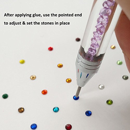 Afantti Jewel Picker Setter Pickup Tool Wax Pencil Rhinestone