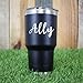 Personalized Tumbler | Custom Monogram | YETI and Polar Camel Tumblers | Birthday Gift Idea | Gift for Her | Gift for Him | Laser Engraved | Splash Proof Lid Included | Optional Reusable Straw