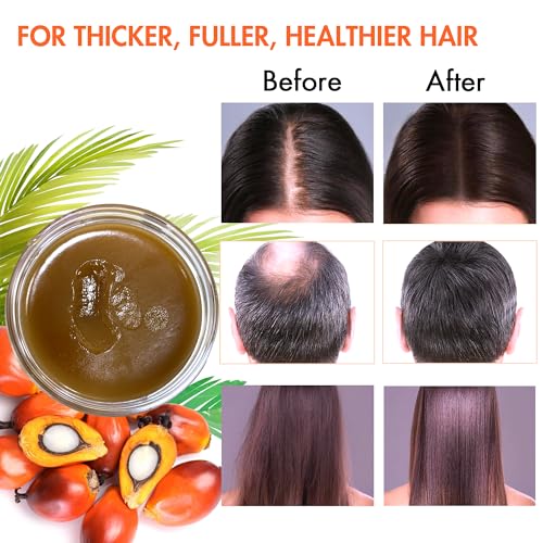 Raw Batana Oil for Hair Growth, 100% Natural Pure Dr. Sebi Botana Oil, Unrefined Organic Batana Hair Growth Oil for Prevent Hair Loss, Enhances Hair Thickness for Men & Women 5.3 oz