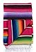 Del Mex (TM X-Large Mexican Serape Blanket Tablecloth Sarape (Pink)