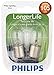 Philips Automotive Lighting 105 LongerLife Miniature Bulb, 2 Pack