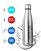 Sports Water Bottle Stainless Steel Insulated 17 Oz