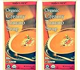 2 Boxes of Trader Joe's Organic Creamy Tomato Soup - Gluten Free