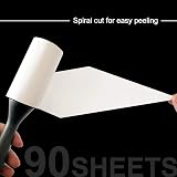 ARVO Lint Roller 3 Pack 135 Sheets 45 per Roll 1 Handle Easy Tear view 4