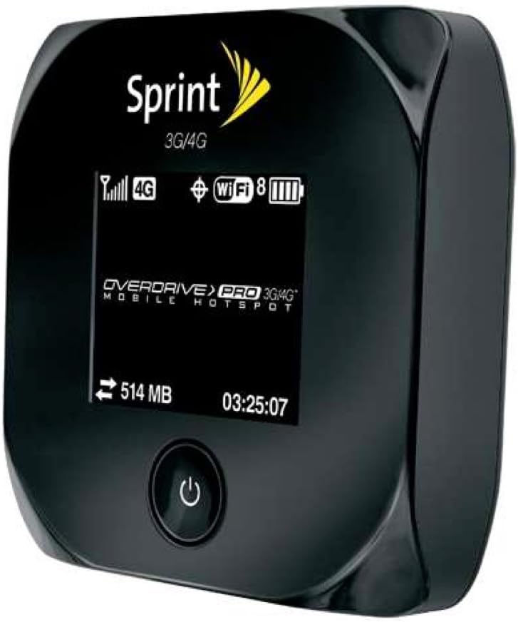 Sprint Sierra Wireless Overdrive Pro SWAC802 Mobile Hotspot - 3G/4G, GPS, Memory Card Slot