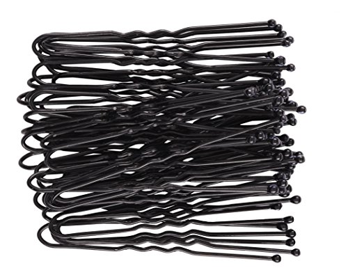 Box of 36 long hair pins bun pins hair slides grips (Black) by Shropshire Suppleis