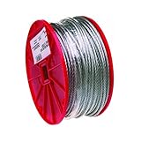 Campbell 7000227 1/16" X 500' Galvanized Cable Reel