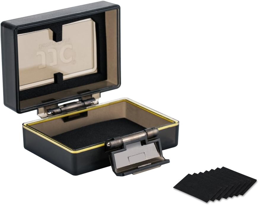 JJC Multi-Function Battery and Memory Card Case fits 1 x Battery and 2 x SD/SDHC Cards, 1 x Universal Case (Fits SD Cards)