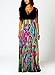 Roiii WOMEN SUMMER FLORAL PARTY EVENING BEACH LONG Boho MAXI DRESS SIZE 4-20
