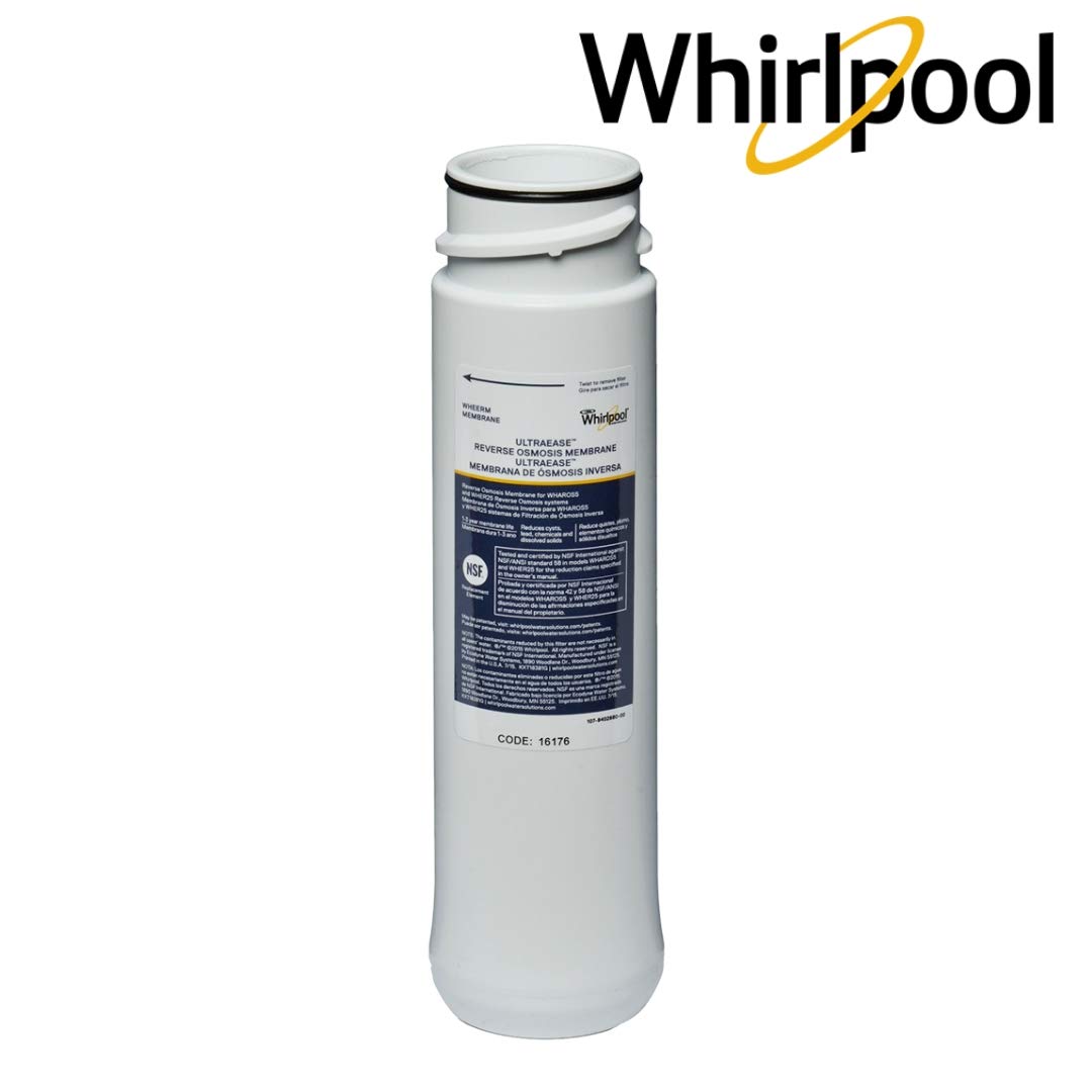 Whirlpool WHEERM Replacement Membrane, Single Unit, White Filtration