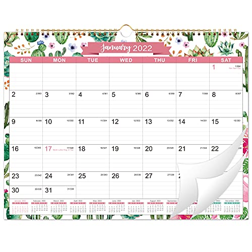 2022 Calendar Wall Calendar from July 2021 December 2022 with