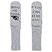 akiido If You Can Read This Please Bring Me a Beer Wine Coffee Pizza Socks Funny Saying Knitting Socks (A-016-Grey1)